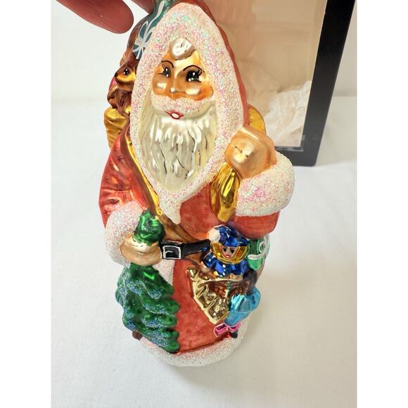 Vintage Christopher Radko Londonberry Santa Claus Ornament - Picture 5 of 13